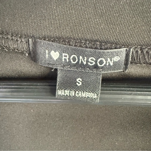 I Heart Ronson Black Pencil Skirt with Zipper - Picture 2 of 3